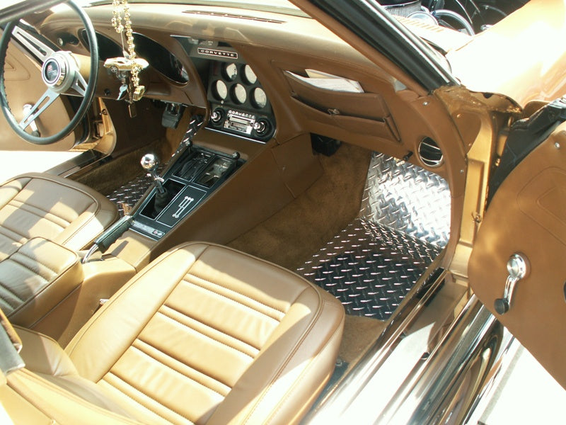 American Car Craft Diamond Plate Floor Mats