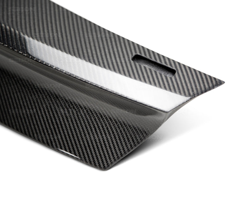 OE-Style carbon fiber trunk garnish for 2012-2015 Honda Civic 2DR Si -  Seibon Carbon - TG14HDCV2DSI-OE