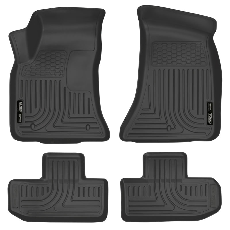 Weathertech Mats Made in USA fit my hellcat front, 2nd row and