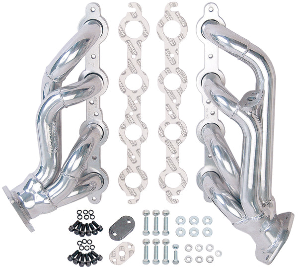 99-06 GM Truck Headers; 4.8-6.0L; 1-5/8 in. Tubes; FLAT/FLAT Coll.- HTC  Coated - Hedman Hedders - 69696