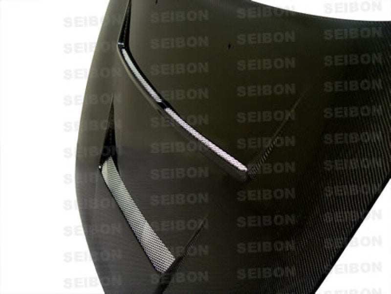 DV-style carbon fiber hood for 1989-1994 Nissan S13 - Seibon Carbon - HD8994NSS13-DV