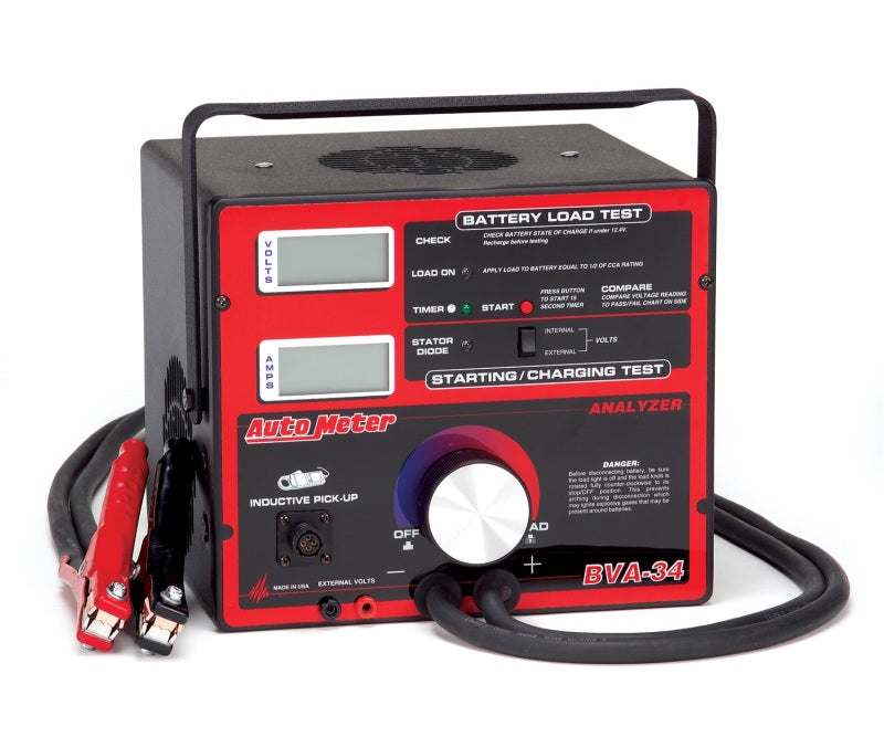 AutoMeter - Auto Meter BVA-34 800Amp Carbon Pile Load Tester