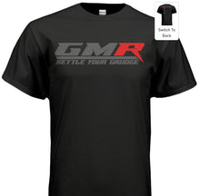 Load image into Gallery viewer, Grudge Motorsports T-Shirt &quot;Grudge Racing&quot; T-Back Pattern Back - Grey On Black