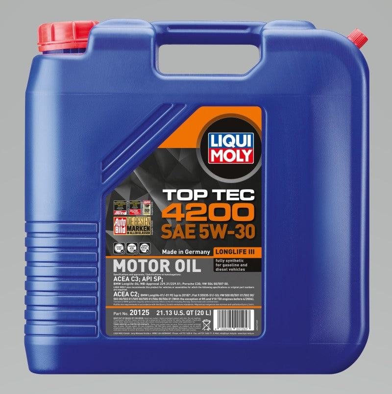 Liqui Moly Top Tec 4200 5W30 What does the original engine oil
