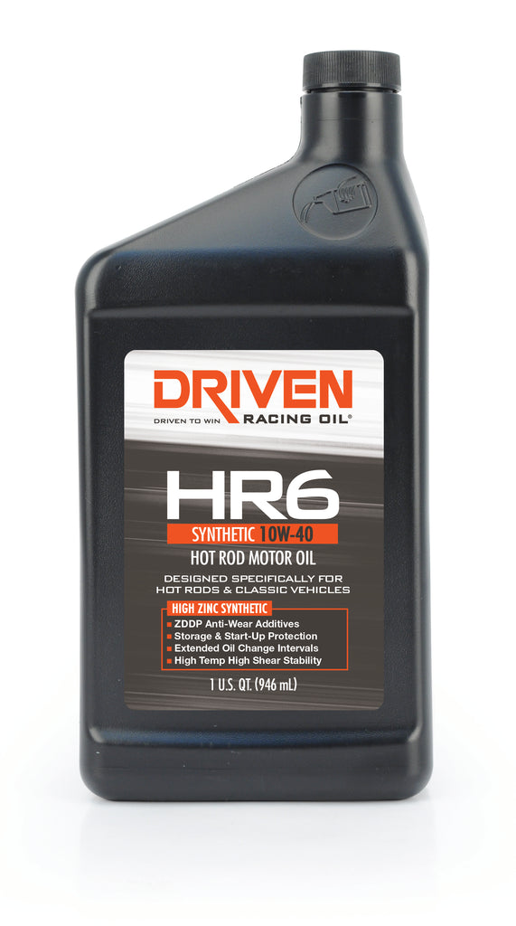 10W-40 Synthetic Hot Rod Oil - 1 Quart Bottle - Driven Racing Oil, LLC - 03906