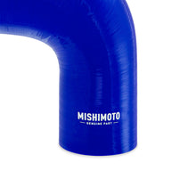 Load image into Gallery viewer, Mishimoto 90-Degree Silicone Transition Coupler, 2.50-in to 3.00-in, Blue - Mishimoto - MMCP-R90-2530BL