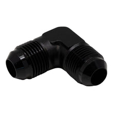 Load image into Gallery viewer, DeatschWerks 8AN Male Flare to 8AN Male Flare 90-Degree Fitting - Anodized Matte Black    - DeatschWerks - 6-02-0208-B