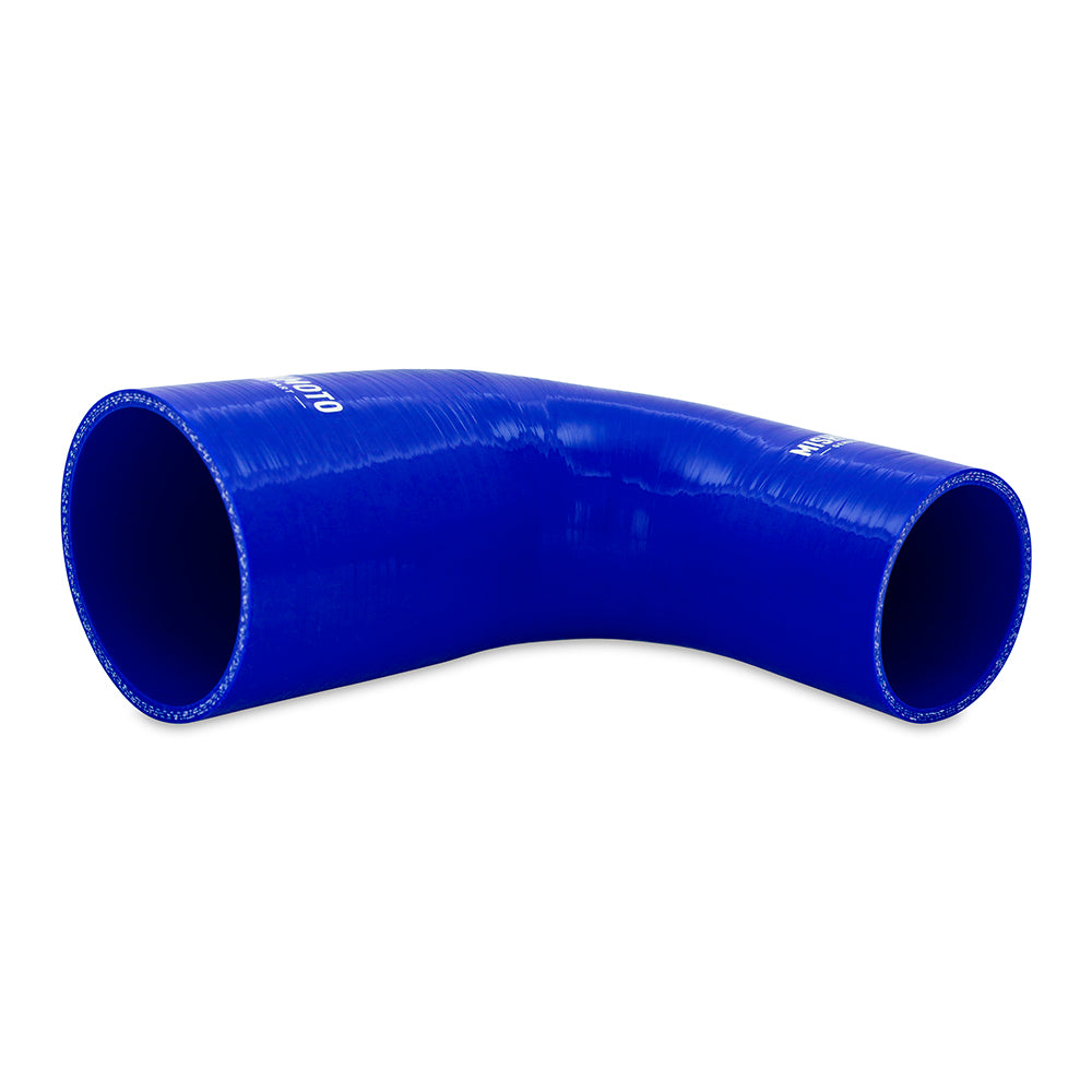 Mishimoto 90-Degree Silicone Transition Coupler, 2.50-in to 3.00-in, Blue - Mishimoto - MMCP-R90-2530BL