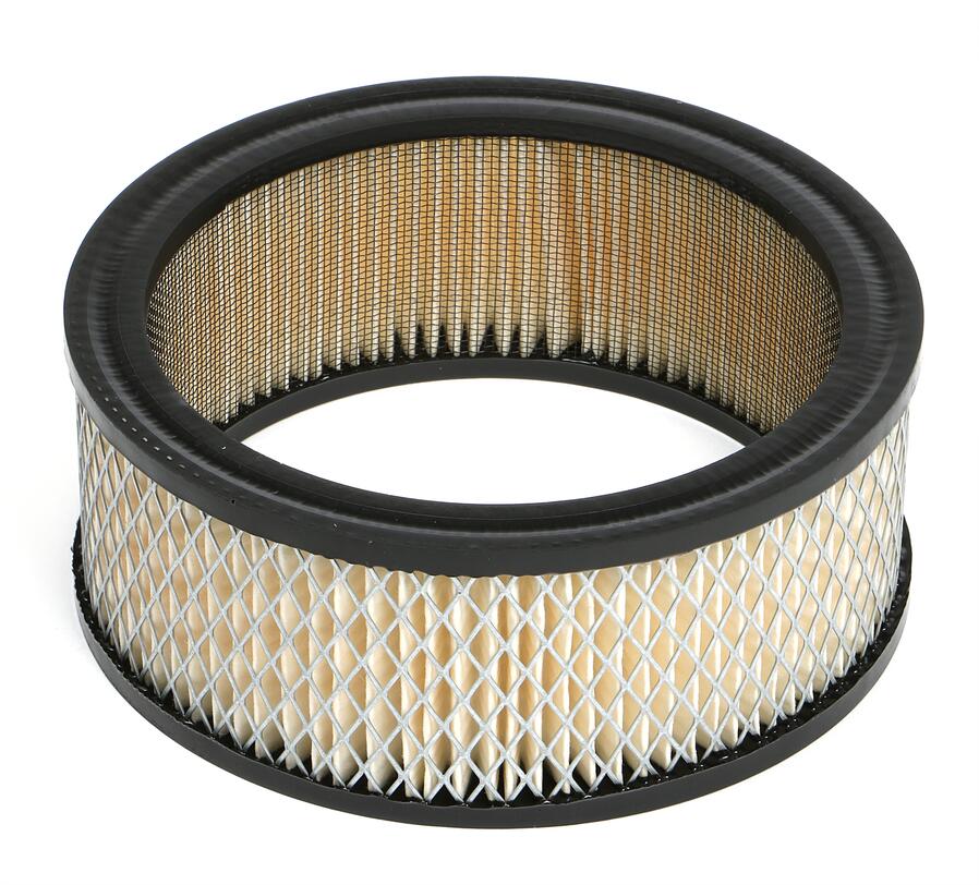 ROUND High Flow Air Filter Element (PAPER) 6-3/8 in. Diameter; 2-3/8 in. Tall - Trans-Dapt Performance - 2116