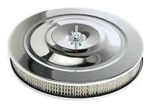 Load image into Gallery viewer, PERFORMANCE-Style Air Cleaner;14 in. Dia; 2-1/8 in. Tall; Recess Base-CHROME - Trans-Dapt Performance - 2147