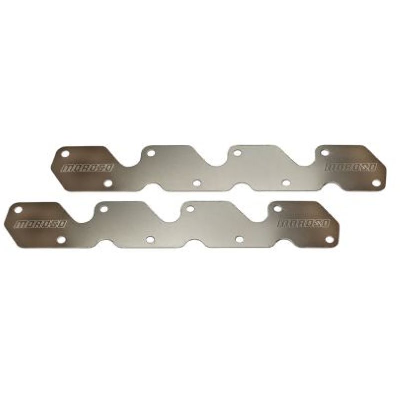 Moroso CFE SBX 4.5in Bore Space Heads Exhaust Block Off Storage Plate - Pair - Moroso - 25159