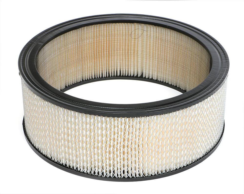 ROUND High Flow Air Filter Element (PAPER) 14 in. Diameter; 5 in. Tall - Trans-Dapt Performance - 2287