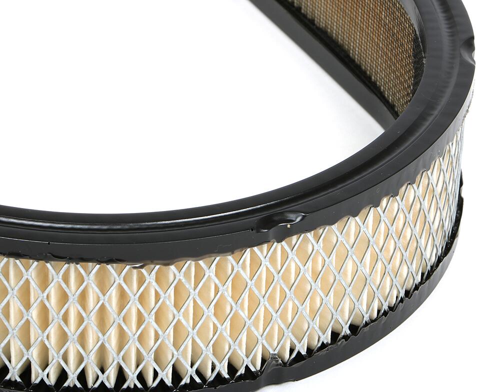 Oval Air Filter Element; 7.88 in. Width, 11.375 in. Length, 2 in. Tall- PAPER - Trans-Dapt Performance - 2391