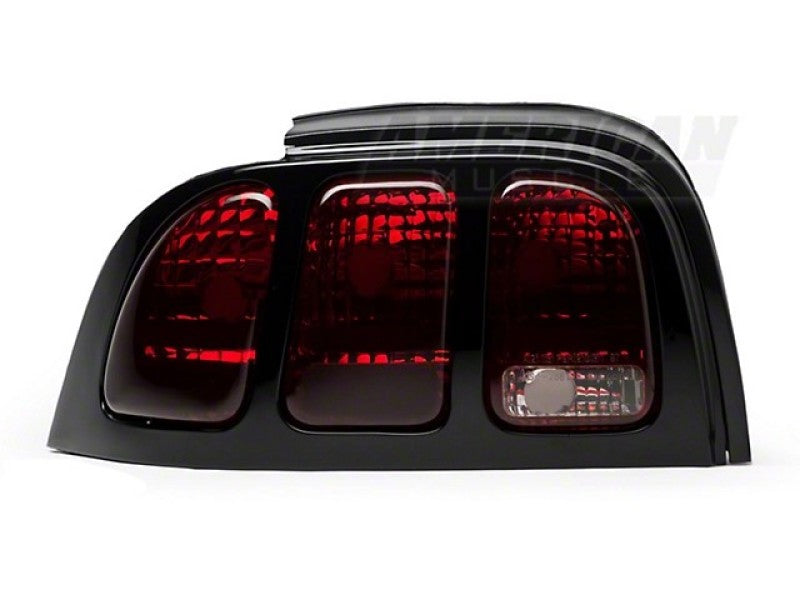 Raxiom 96-98 Ford Mustang Tail Lights- Black Housing (Smoked Lens) - Raxiom - 49124