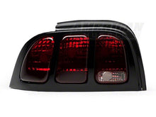 Load image into Gallery viewer, Raxiom 96-98 Ford Mustang Tail Lights- Black Housing (Smoked Lens) - Raxiom - 49124
