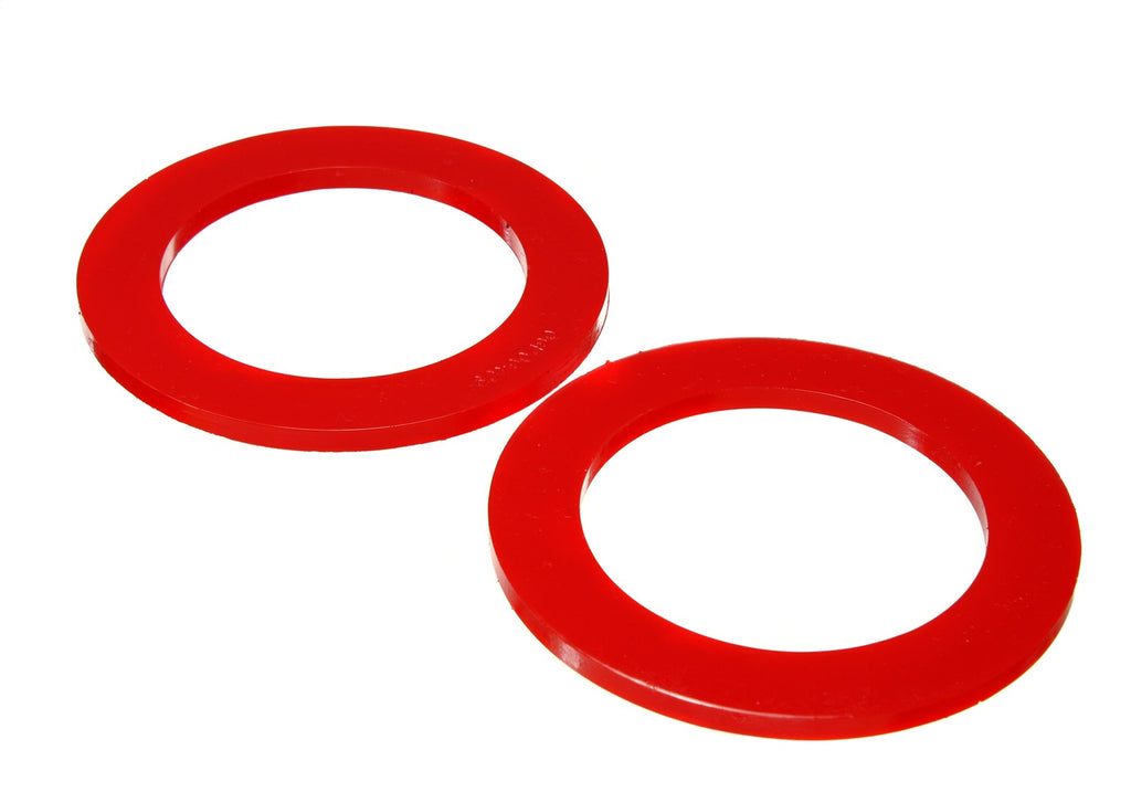 Coil Spring Isolator Set; Red; Front Upper; 5.670 ID; 3.960 Length; .275 Thick; - Energy Suspension - 3.6116R