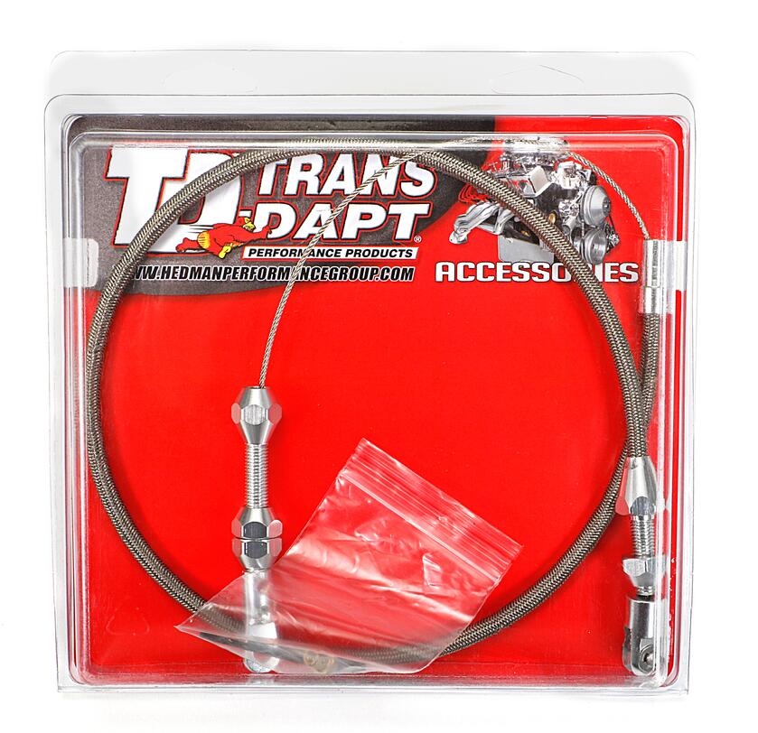 THROTTLE CABLE TUNED PORT SBC 24 in. - Trans-Dapt Performance - 4119