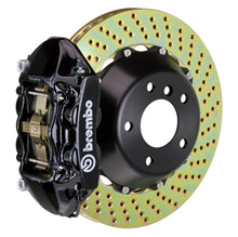 Load image into Gallery viewer, Brembo 07-13 X5 Rear GT BBK 4 Piston Cast 380x28 2pc Rotor Drilled-Black - Brembo - 2P1.9010A1