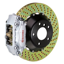 Load image into Gallery viewer, Brembo 95-98 993 C2/C4/C4S/Turbo Rear GT BBK 4 Piston Cast 345x28 2pc Rotor Drilled-Silver - Brembo - 2P1.8019A3