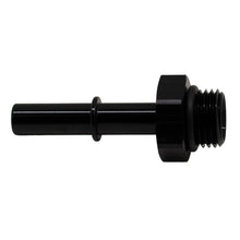 Load image into Gallery viewer, DeatschWerks 6AN ORB Male to 5/16in Male EFI Quick Connect Adapter - Anodized Matte Black    - DeatschWerks - 6-02-0114-B