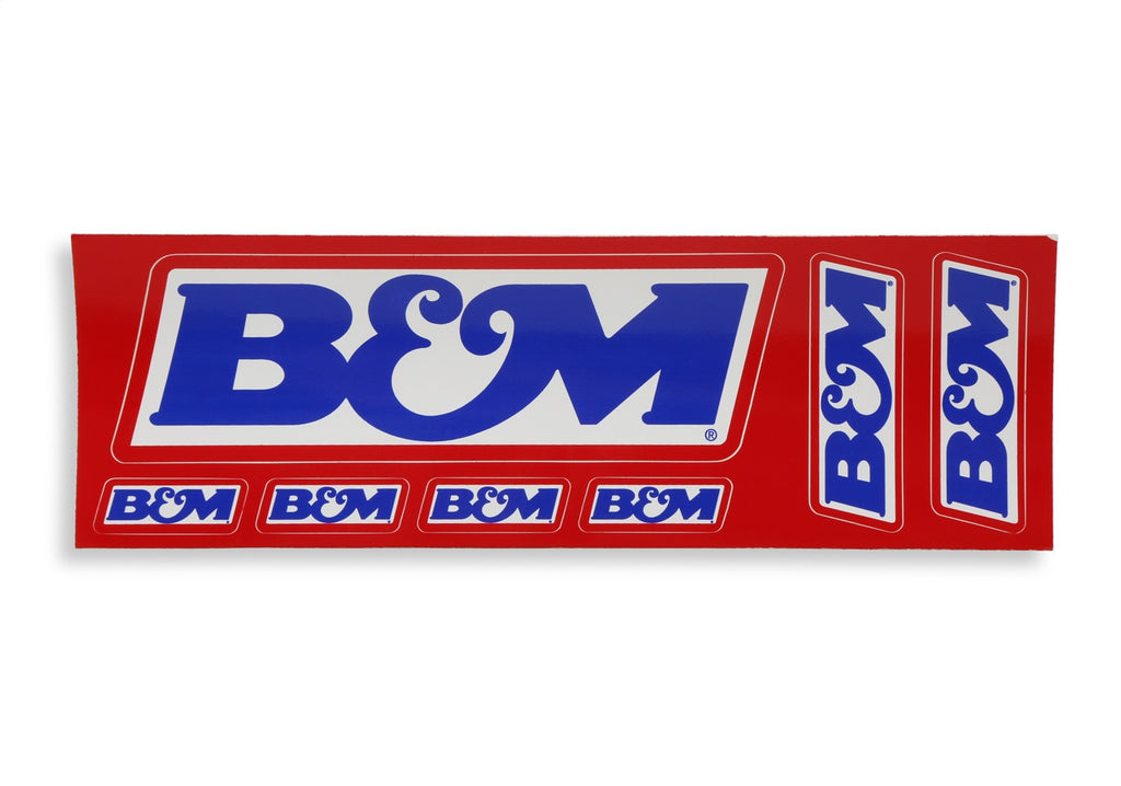 Decal; BM Logo; 2.5 in. x 7.75 in.; - B&M - 669959