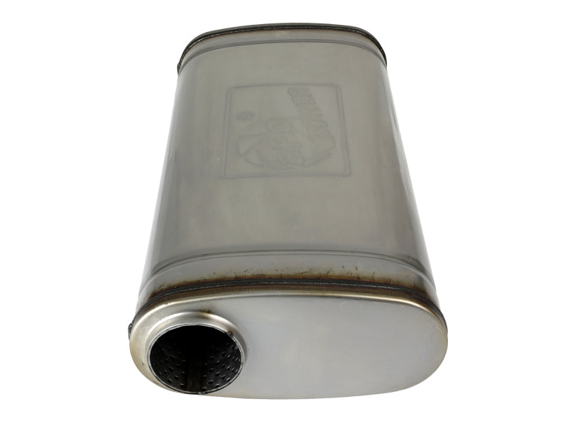 aFe MACH Force XP 304 Stainless Steel Muffler 2.5in Center/Offset 18in L x 9in W x 4in H - aFe - 49M30019