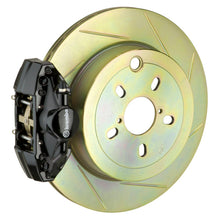 Load image into Gallery viewer, Brembo 92-98 318i/325i/328i Rear GT BBK 2 Piston Cast 2pc 294x19 1pc Rotor Slotted Type1-Black - Brembo - 2E5.4001A1