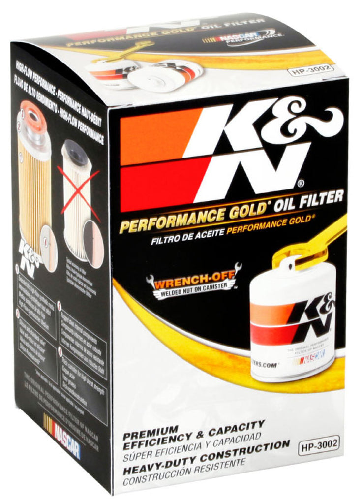 K&N HP-3002 K&N Performance Gold Oil Filters