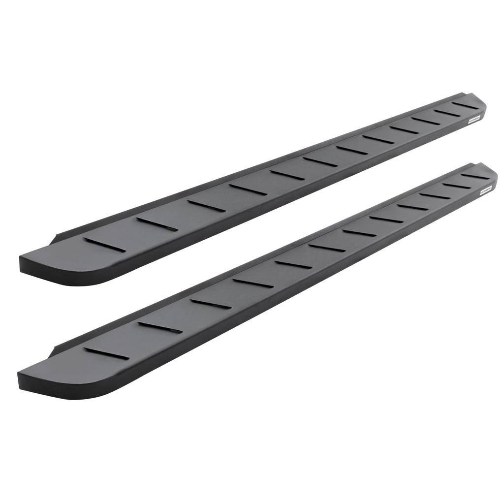 RB10 Running Boards with Brackets, 2 Pairs Drop Steps Kit - Double Cab - Go Rhino - 6344358020PC