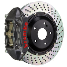Load image into Gallery viewer, Brembo 23+ Z (RZ34) Rear GTS BBK 4 Piston Cast 380x28 2pc Rotor Drilled-Black HA - Brembo - 2P1.9069AS