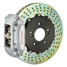 Load image into Gallery viewer, Brembo 07-15 TT 3.2L/09-15 TTS/12-13 TT RS Rr GT BBK 4 Piston Cast 328x28 2pc Rotor Drilled-Silver - Brembo - 2P1.6007A3