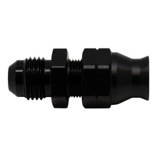 Load image into Gallery viewer, DeatschWerks 6AN Male Flare to 5/16in Hardline Compression Adapter - Anodized Matte Black    - DeatschWerks - 6-02-0108-B