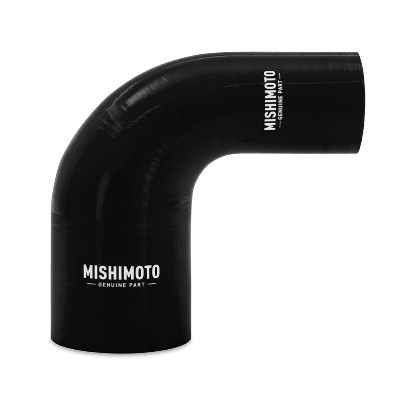 Mishimoto 90-Degree Silicone Transition Coupler, 1.75-in to 2.50-in, Black - Mishimoto - MMCP-R90-17525BK