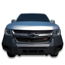 Load image into Gallery viewer, Satin Black Steel Armour I Front Bumper - Black Horse Off Road - AFB-CO15