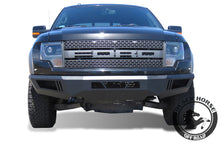 Load image into Gallery viewer, Satin Black Steel Armour I Front Bumper - Black Horse Off Road - AFB-F1RA