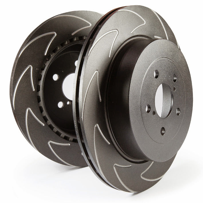 BSD rotors with a V pattern, improves heat dispersion and helps pads run cooler    - EBC - BSD7677