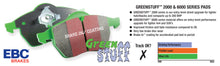 Load image into Gallery viewer, Greenstuff 2000 series is a high friction pad designed to improve stopping power    - EBC - DP21375