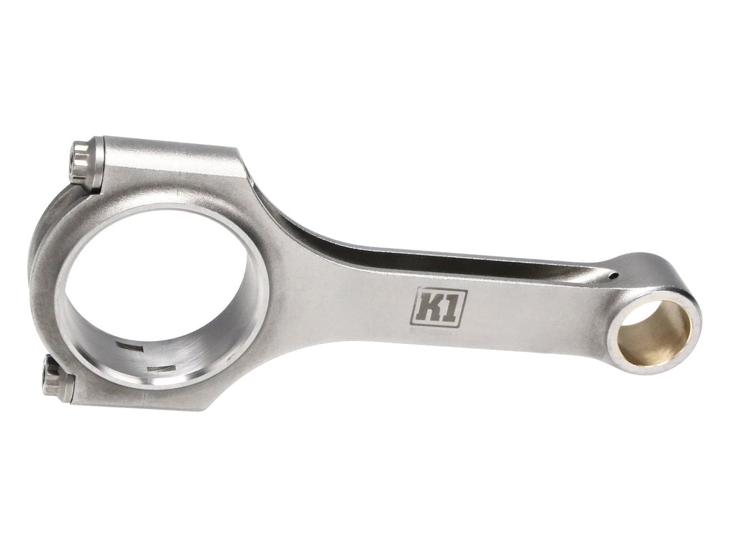 K1 Technologies Chevrolet Small Block Connecting Rod Set, 5.850 in. Length, 0.927 in. Pin, 2.225 in. Journal, 7/16 in. ARP 2000 Bolts, Forged 4340 Steel, H-Beam, Set of 8. - 012AD25585