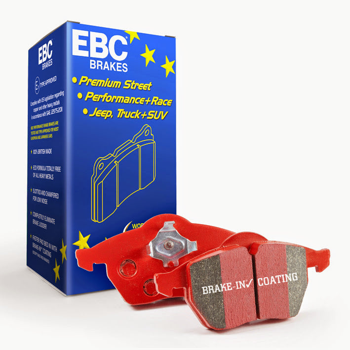 Low dust EBC Redstuff is a superb pad for fast street use    - EBC - DP3001C