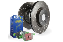 Load image into Gallery viewer, S10 Kits Greenstuff 2000 and GD Rotors 2012 Fiat 500 - EBC - S10KF1376