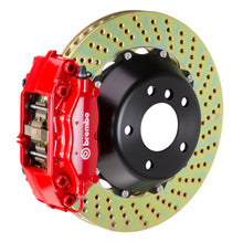 Load image into Gallery viewer, Brembo 97-04 Corvette C5 Rear GT BBK 4 Piston Cast 345x28 2pc Rotor Drilled-Red - Brembo - 2P1.8012A2
