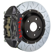 Load image into Gallery viewer, Brembo 99-04 996 Rear GTS BBK 4 Piston Cast 345x28 2pc Rotor Slotted Type3-Black HA - Brembo - 2P3.8001AS