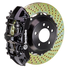 Load image into Gallery viewer, Brembo 08-16 R8 4.2/5.2 (CC Brake Eqpt) Rr GT BBK 6Pis Cast 380x32 2pc Rotor Drilled-Black - Brembo - 2M1.9005A1