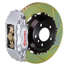 Load image into Gallery viewer, Brembo 14-18 1500 Sierra Exc Alum Fr Knuckl Rr GT BBK 4Pis Cast 2pc 380x32 2pc Rtr Slot Type1-Silv - Brembo - 2H2.9003A3