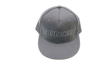 Load image into Gallery viewer, BLOX Racing Snapback Cap Black with Black Logo - Blox Racing - New Style Flat Bill - BLOX Racing - BXAP-00106