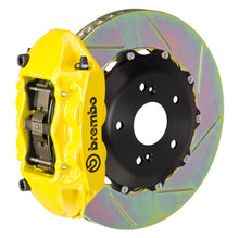 Load image into Gallery viewer, Brembo 07-15 TT 3.2L/09-15 TTS/12-13 TT RS Rr GT BBK 4Pist Cast 328x28 2pc Rotor Slot Type1-Yellow - Brembo - 2P2.6007A5