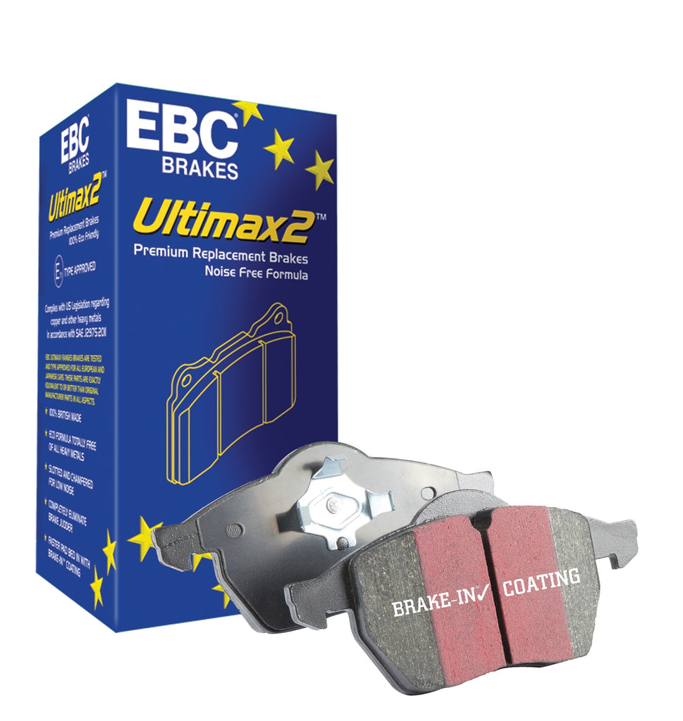 Ultimax OEM Replacement Brake Pads; 2013-2018 Fiat 500 - EBC - UD1720