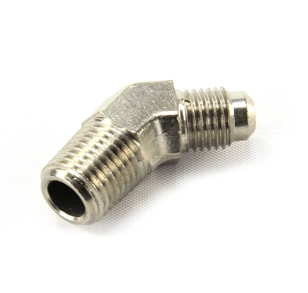 1/4 Inch NPT X 4AN 45 Degree Fitting Male /Male Nitrous Outlet - Nitrous Outlet - 00-01254-B
