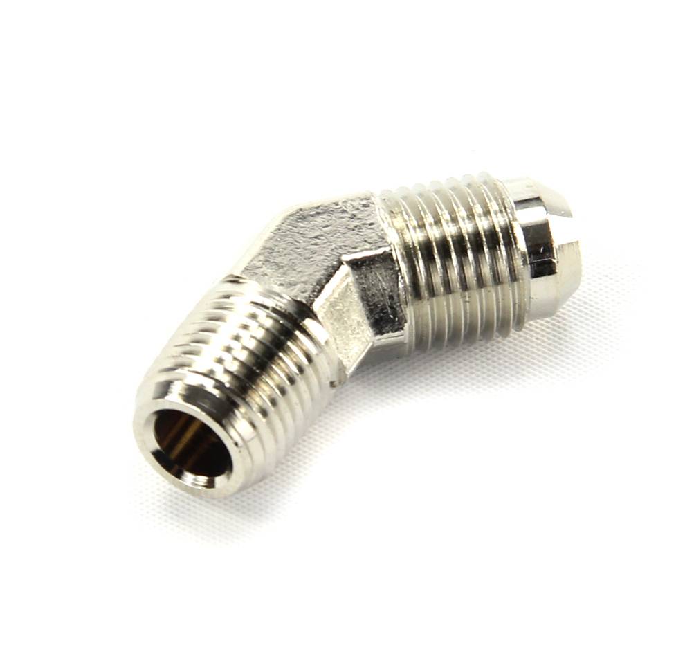 1/4 Inch NPT x 6AN 45 Degree Fitting Male /Male Nitrous Outlet - Nitrous Outlet - 00-01255-B