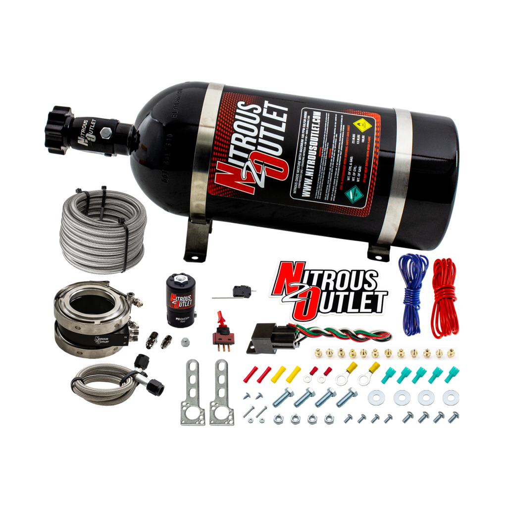 Interspooler 3 Inch Boosted Dry Nitrous Collar System 50-400 HP No Bottle Nitrous Outlet - Nitrous Outlet - 00-10051-00